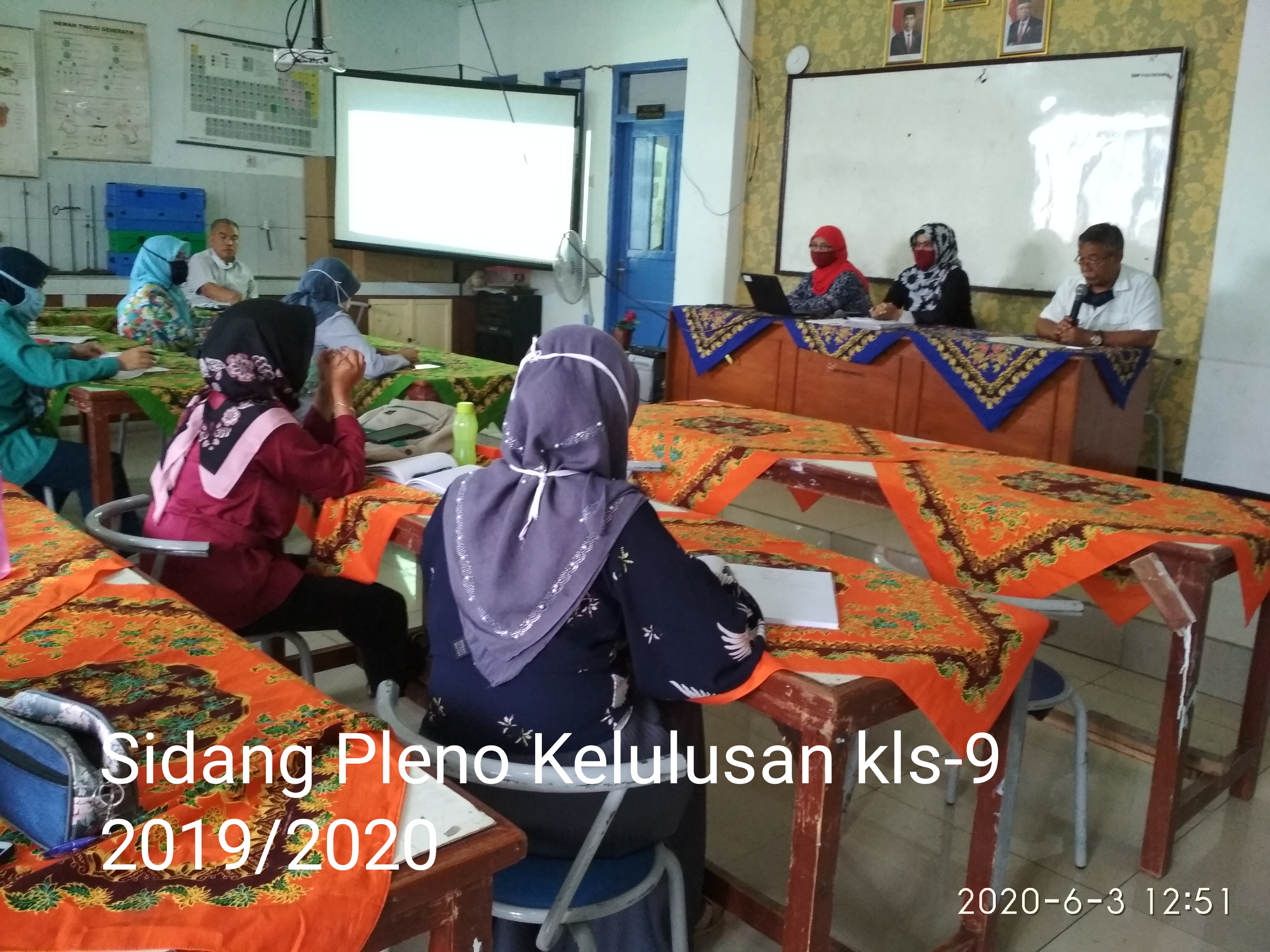 Rapat pleno kelulusan 2019/2020