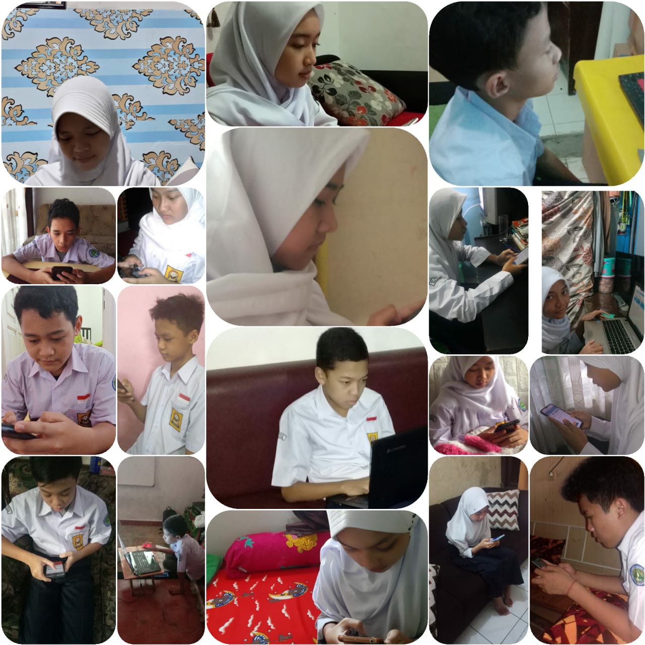 KEGIATAN BELAJAR DARI RUMAH (BDR) DI SMP PASUNDAN 1 BANDUNG 